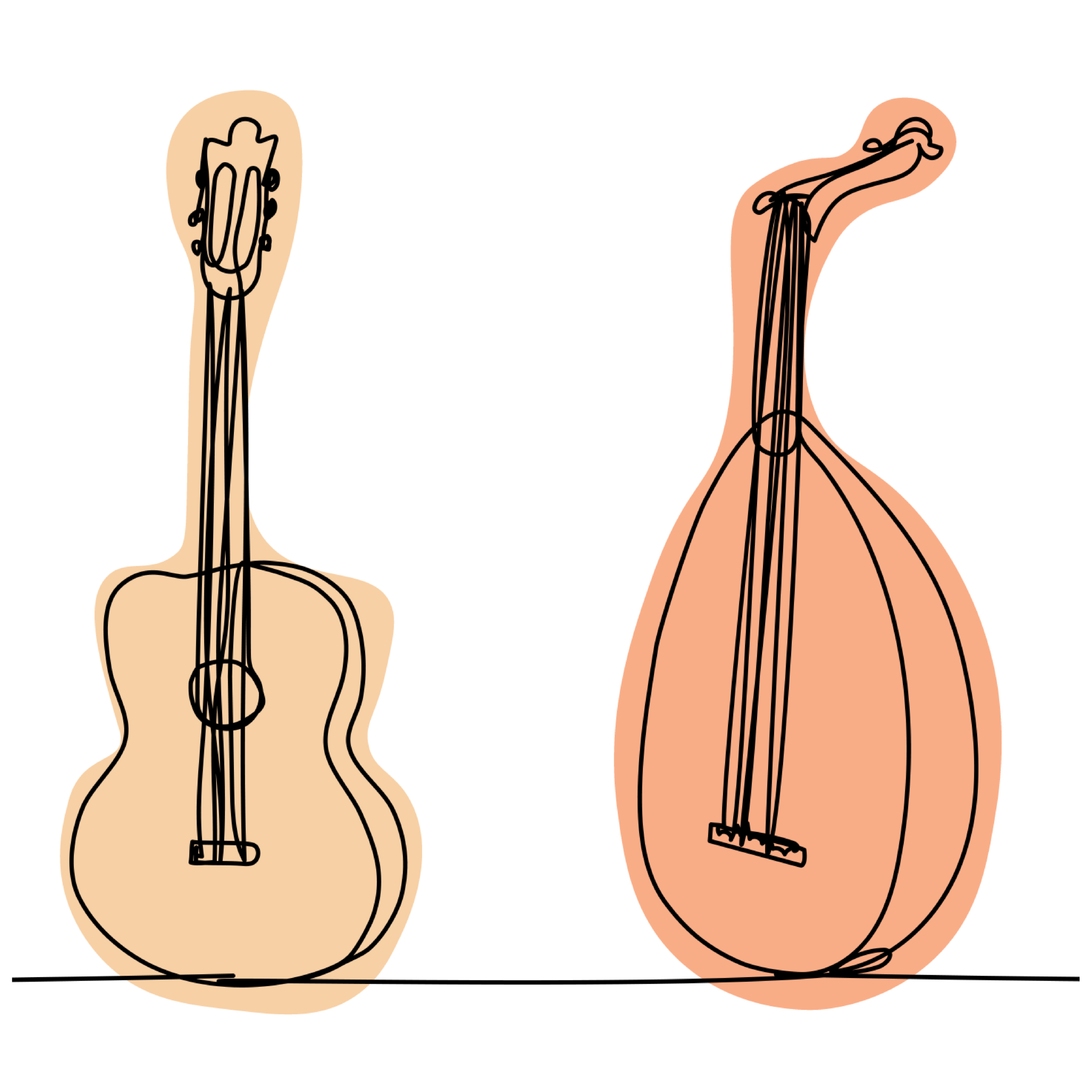 Guitar pair 1